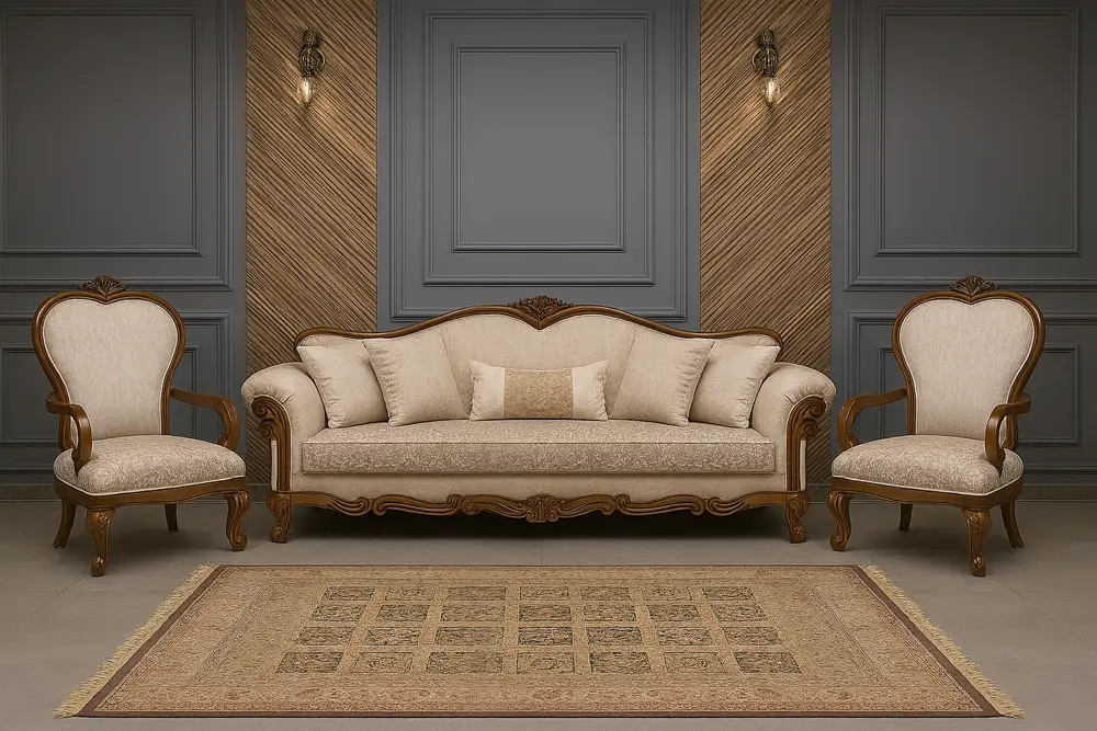 مبلمان سناتور - گردویی پتینه